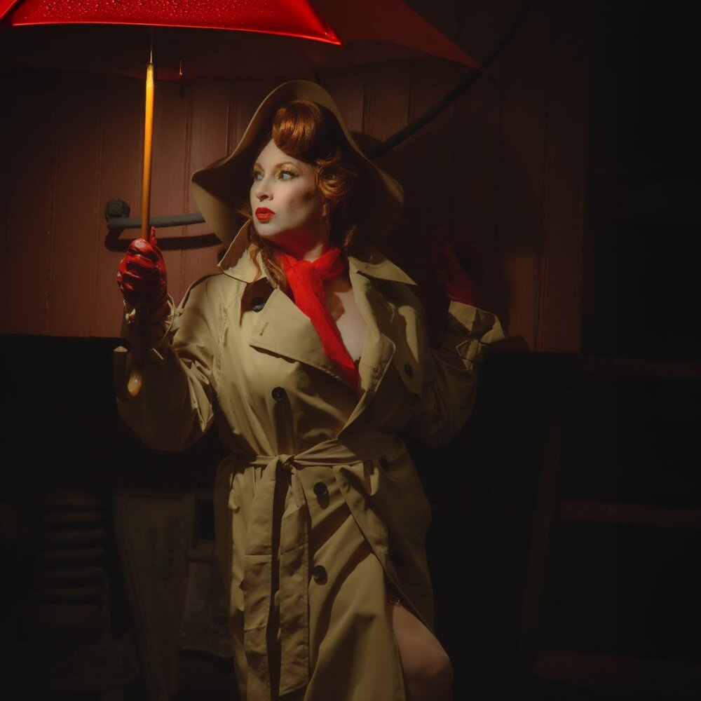 70s vintage style wrap coat  tan Women's Trench Coat